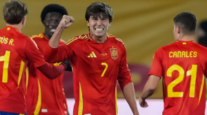 头球制胜！皇马新星贡萨洛全场拉满，助西班牙 U21 客场 2-0 完胜罗马尼亚